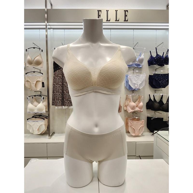 25年 F/W ウェーブ レース アイボリー ブラジャー(EEWBRR26IV)