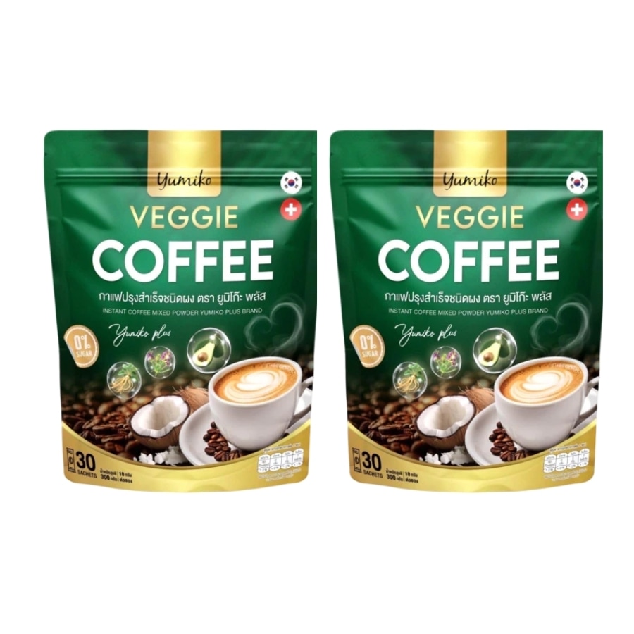 YUMIKO VEGGIE COFFEE 30 Sachets x 2 Packs