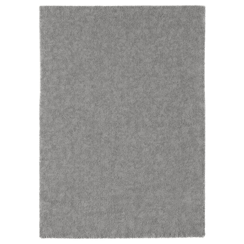 STOENSE ストエンセ ラグ パイル短 - ミディアムグレー 170x240 cm