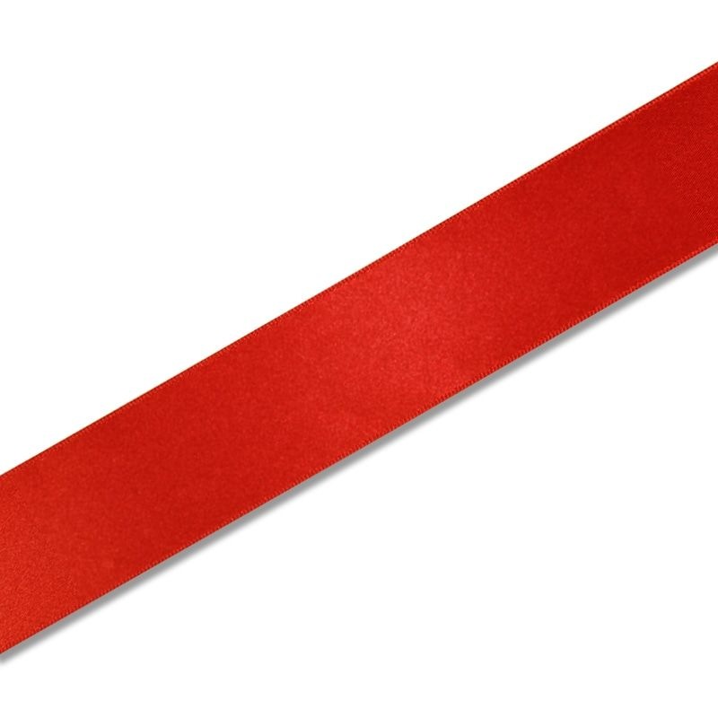 （まとめ買い）シモジマ HEIKO シングルサテンリボン 36mm幅x20m巻 朱色 ラッピング用品 001420306 [x3セット]