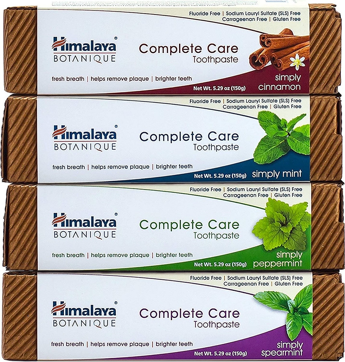 【エクスプレス便】【バラエティパック】Himalaya Botanique Complete Care Toothpaste 5.29 oz (Variety 4 Pack) ヒマラヤボタニーク