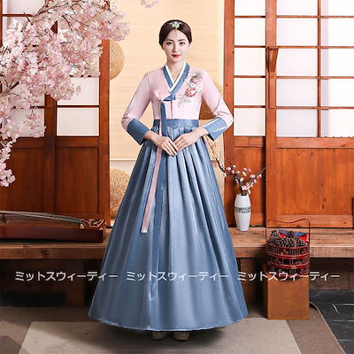 チマチョゴリ 高級シルク 6点セット 韓国伝統服한복-