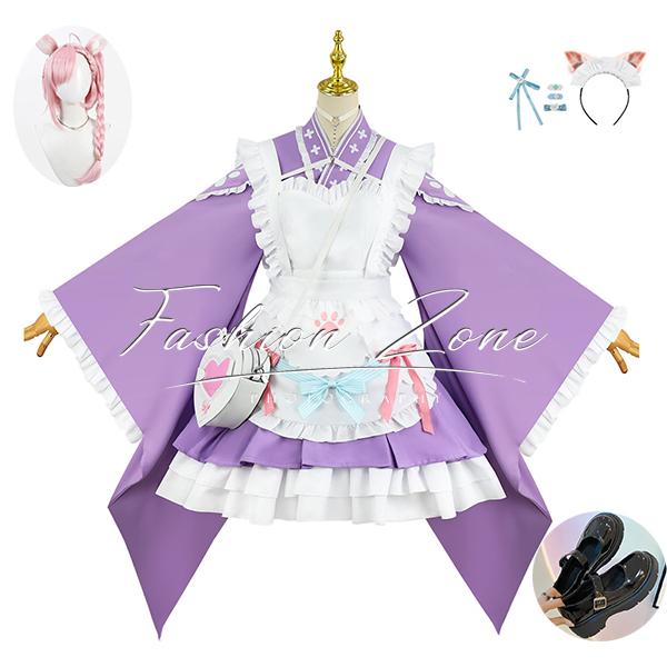 ソードアート・オンライン 風 結城明日奈 メイド服 コスプレ衣装 ウィッグ 靴 cosplay ハロウィン 演出服 変装