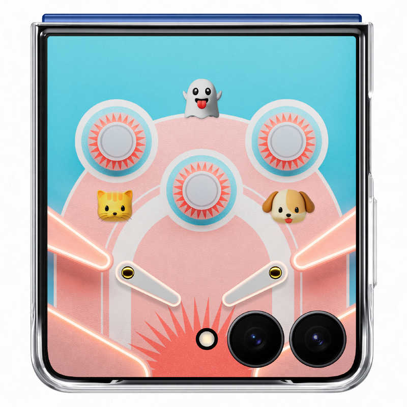 SAMSUNG　Galaxy Z Flip7 Flipsuit Case/Clear　EFZF766CTEGJP