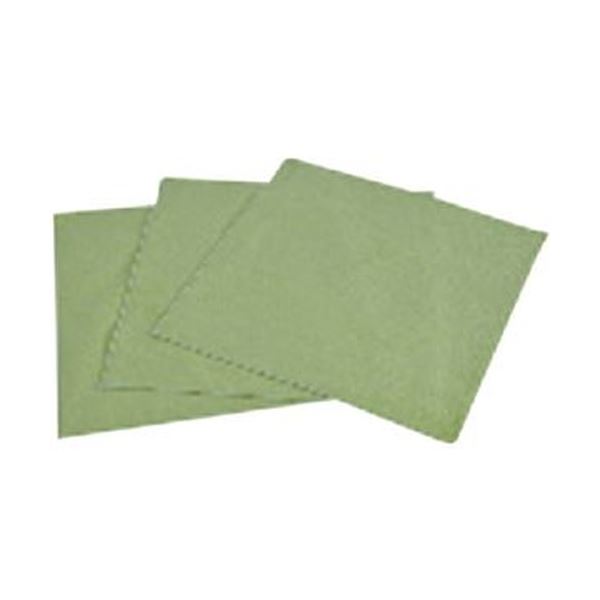 （まとめ）TRUSCOスーパーマイクロファイバーウエス 薄緑 TSMFU-LGN 1枚[x10]