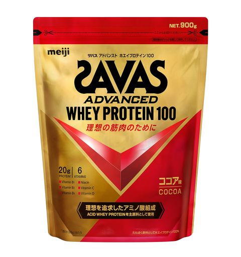 ザバス(SAVAS) アドバンストホエイプロテイン100 ココア味 900G 明治