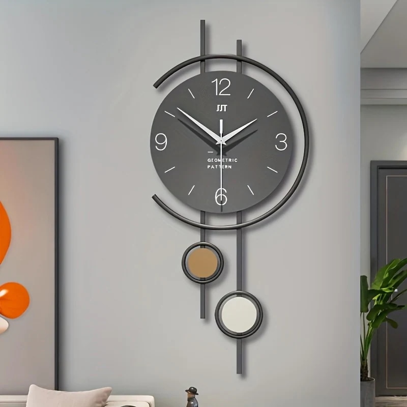 掛け時計 モノトーン エレガント モダン シンプル 静音 アナログ おしゃれ かわいい インテリア 北欧 壁掛け 時計 ウォール クロック 4-7