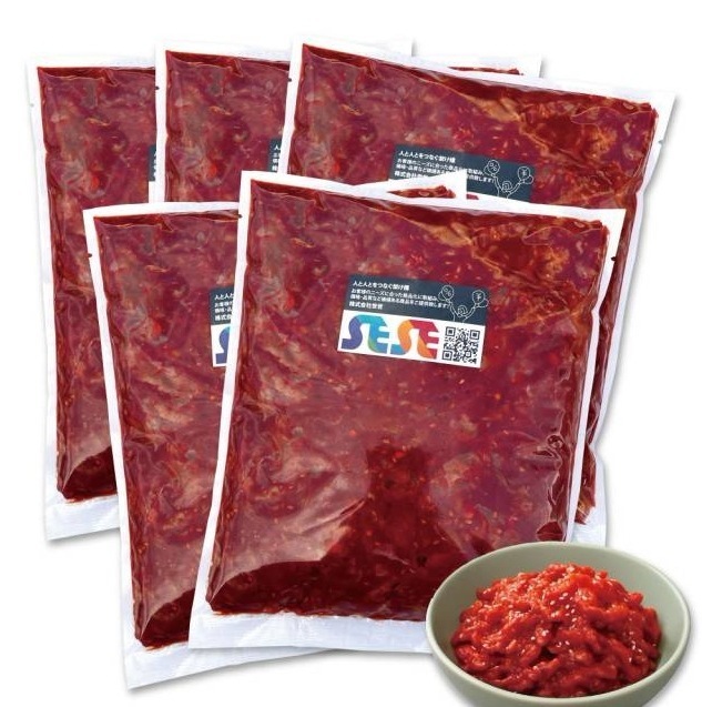 SESE 冷凍 コドルチャンジャ 1kg　5袋セット / 食べ応えのあるコリコリ食感 韓国 本場の味 業務用 大容量