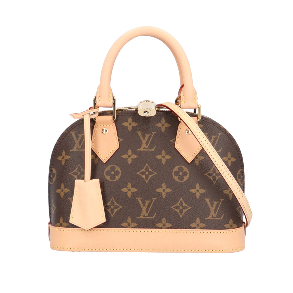 ルイヴィトン アルマBB モノグラム ショルダーバッグ モノグラムキャンバス M53152 ブラウン LOUIS VUITTON 中古 美品