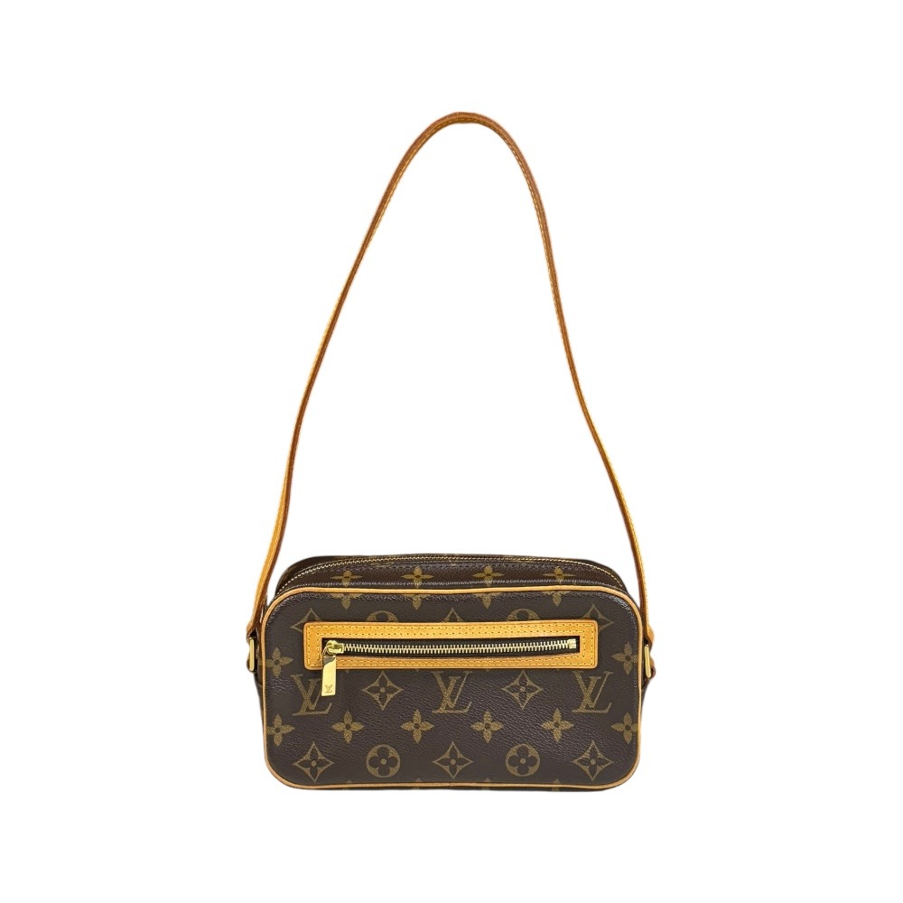 ルイヴィトン ポシェットシテ モノグラム ショルダーバッグ モノグラムキャンバス M51183 ブラウン LOUIS VUITTON 中古