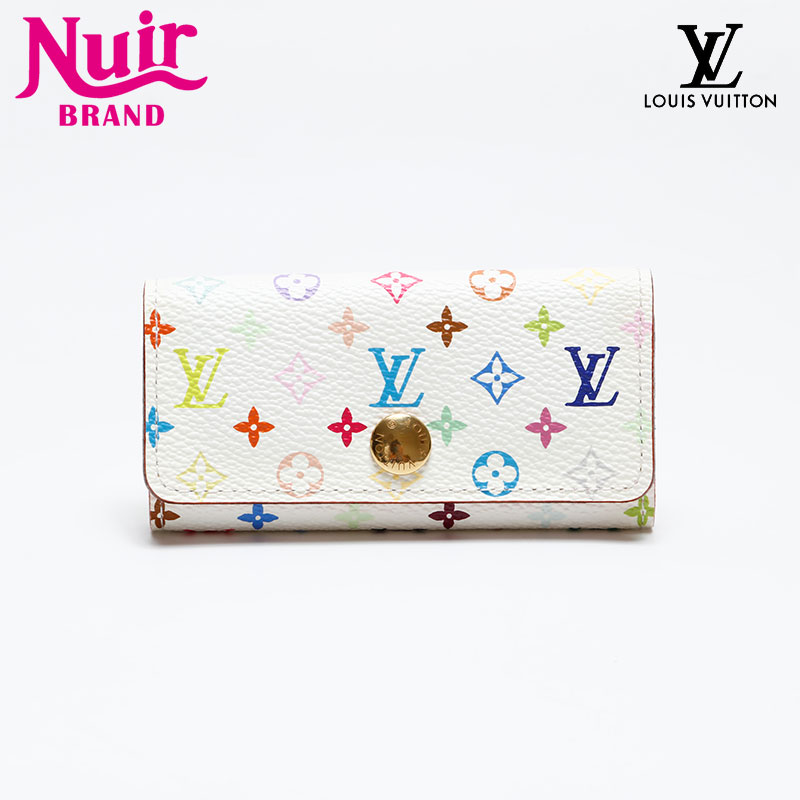 キーケース ホワイト マルチカラー WS20394