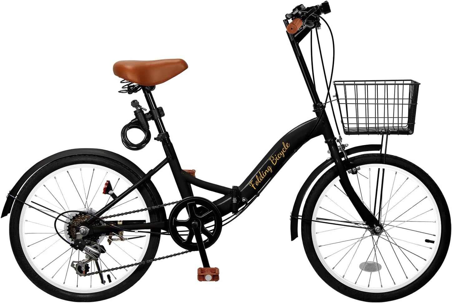 折りたたみ自転車 折り畳み自転車 20インチ 折畳み自転車 P-O8A 6段変速 塗装プロセスのアップグレード 高炭素鋼フレーム ハンドル・サドル高さ調整可能 前後泥除け装備