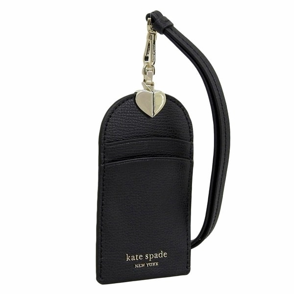 ケイトスペードニューヨーク kate spade new york パスケース 定期入れ カードケース IDカードホルダー レディース ブラック アウトレット pwru7222-001