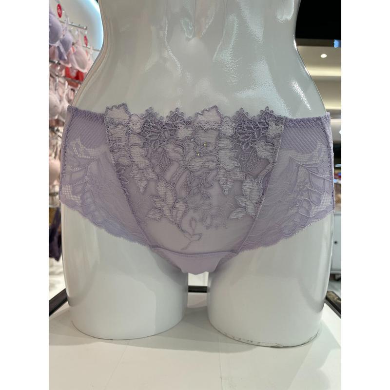 [스타필드고양] ブラックラベルクチュール ケミカル刺繍 ラベンダーレースパンティー ( BP975AL)