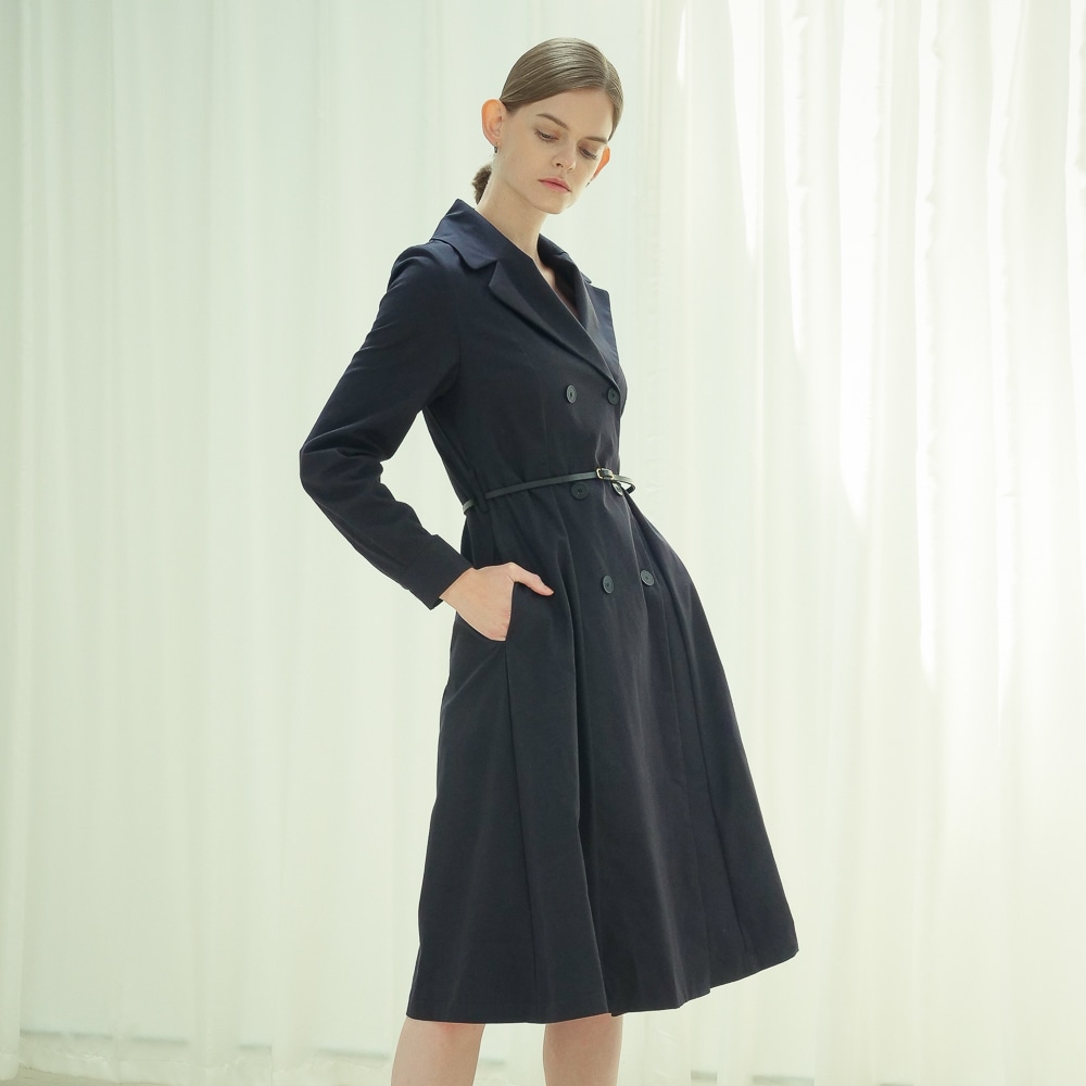 ACUD トレンチドレス _B.ブラック 28,671円