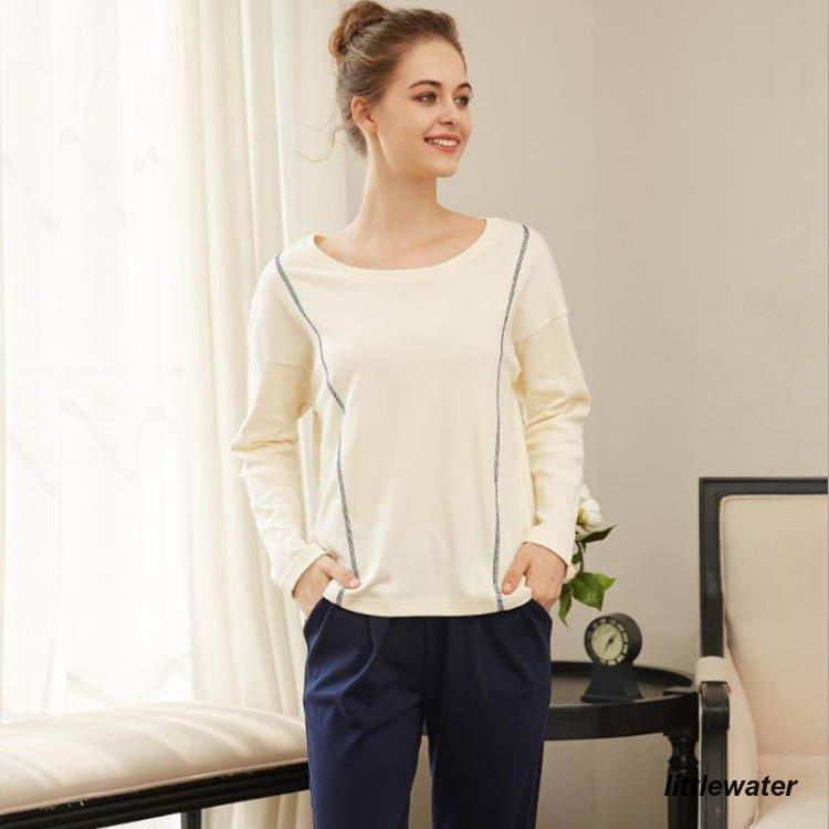 パジャマ 上下セット レディース 前開き 綿 パジャマ 春秋 ネグリジェ 長袖 韓国風 可愛い パジャマ ゆるゆる 寝巻き ルームウェア ローブ 部屋着