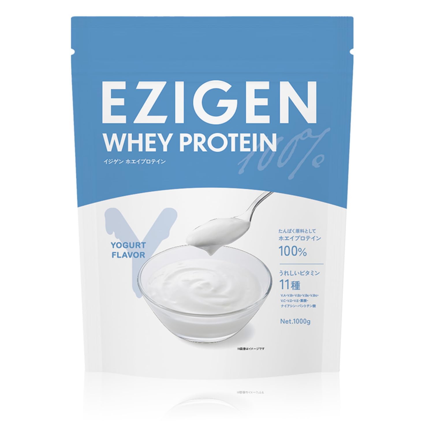 異次元の 美味しさ と 飲みやすさ 公式 プロレスリングノア(NOAH)監修プロテイン EZIGEN ホエイ プロテイン ヨーグルト 風味(単品) 1kg 国内製造 イジゲン グロリアス製薬