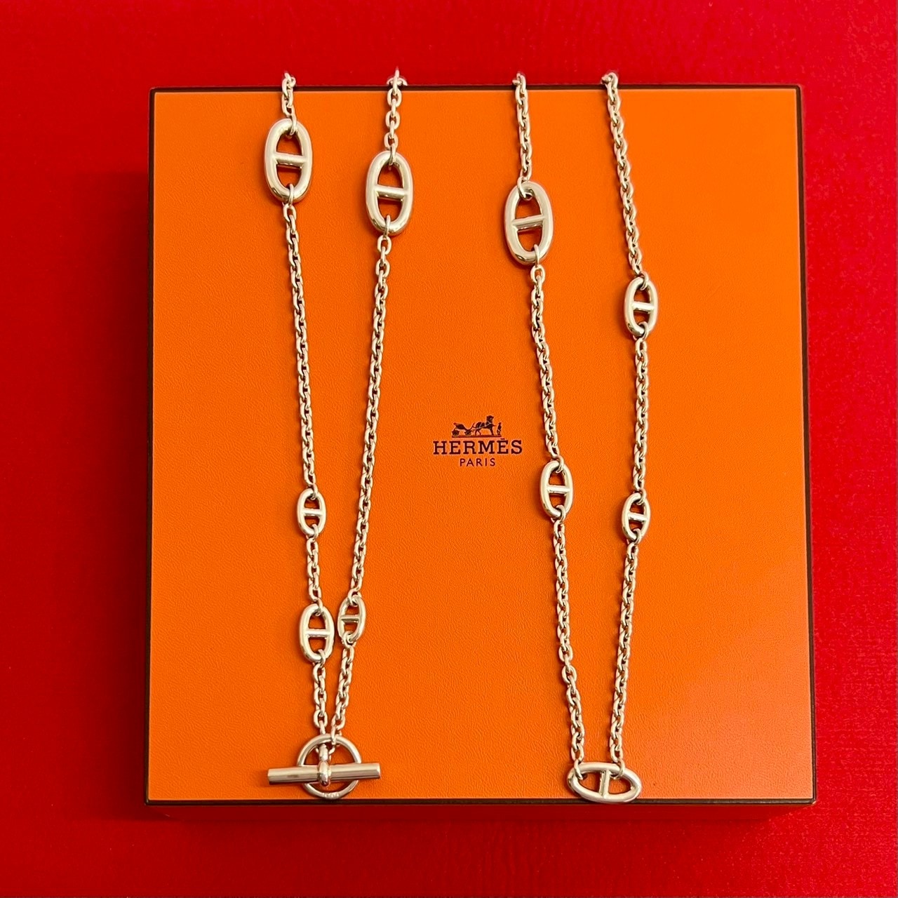 ファランドール ロングネックレスネックレス シルバー925 シルバー 67892