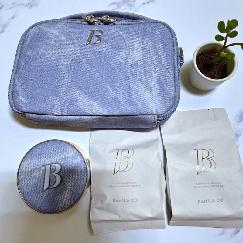 カバーリシャス アルティメット ホワイトクッション SPF38 PA++ 本品14g*1個+リフィル14g*2個+デニムポーチ+キーリング