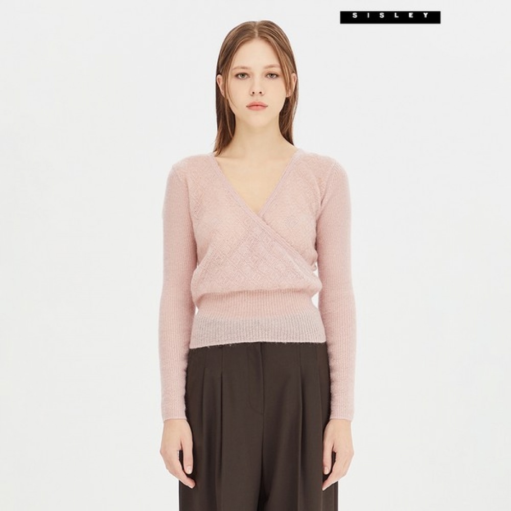 (シスレー) シスレーモヘアレースラップニット SAKP42361_PK 11,340円
