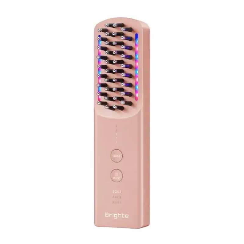 BRIGHTE　ブラシ型美顔器 エレキブラシプラス(ELEKI BRUSH＋)ピンク　BRT-FSB180PK