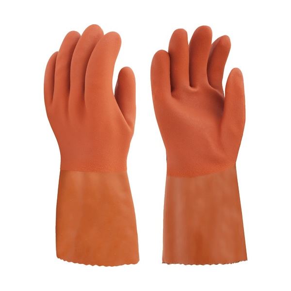 （まとめ）東和コーポレーション ソフトビニスター 防寒用 M ブラウン 653-M 1双[x10]