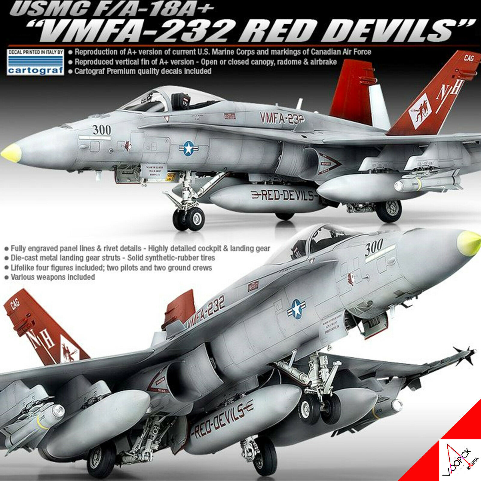 から厳選した アカデミー1 72 F A-18A RedDevils ジオラマ