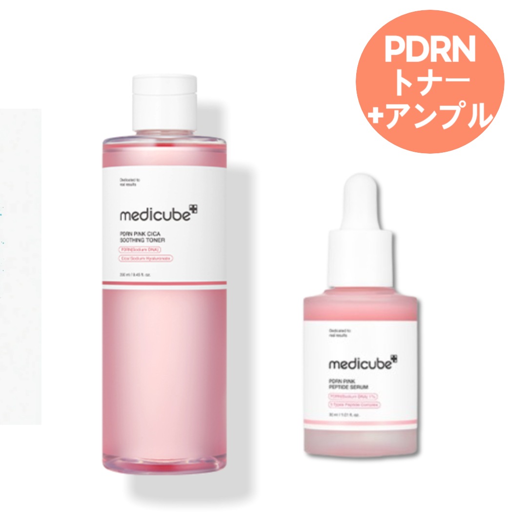 PDRNピンクペプチドアンプル 30ml+PDRN ピンク シカ スージング トナー 250ml