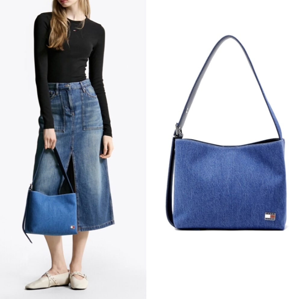 Cool Denim Hobo Bag (T32F7ABG15TWT11AF)
