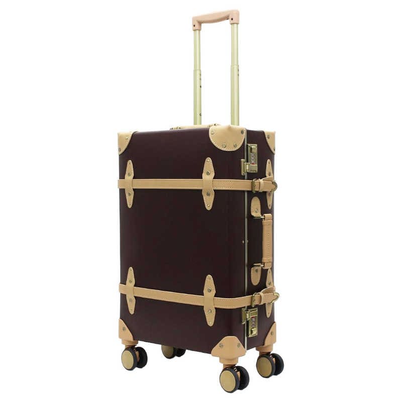 シフレ　ユーラシア トランク ソフトキャリーバッグ 宿泊 目安：2泊～3泊 約26L ブラウン/アイボリー　EUR3112-44