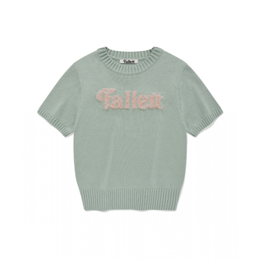 ファレットストーリーロゴサマーニットミント