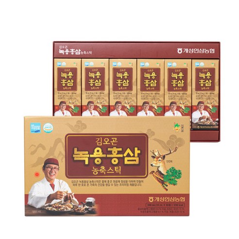 キム・オゴン緑龍紅参濃縮スティックギフトセット300ml1個