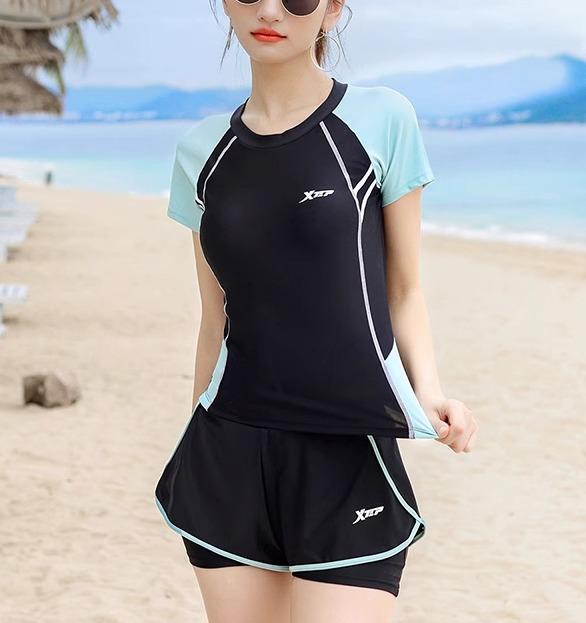 水着 カジュアル セットアップ スイムウェア レディース 夏 海 プール リゾート レジャー 体型カバー マリンスポーツ 韓国