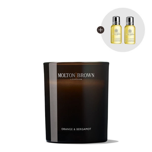 【MOLTON BROWN】 モルトンブラウン オレンジ ベルガモット シグネチャー キャンドル 190g 【贈呈品なくなり次第贈呈終了】