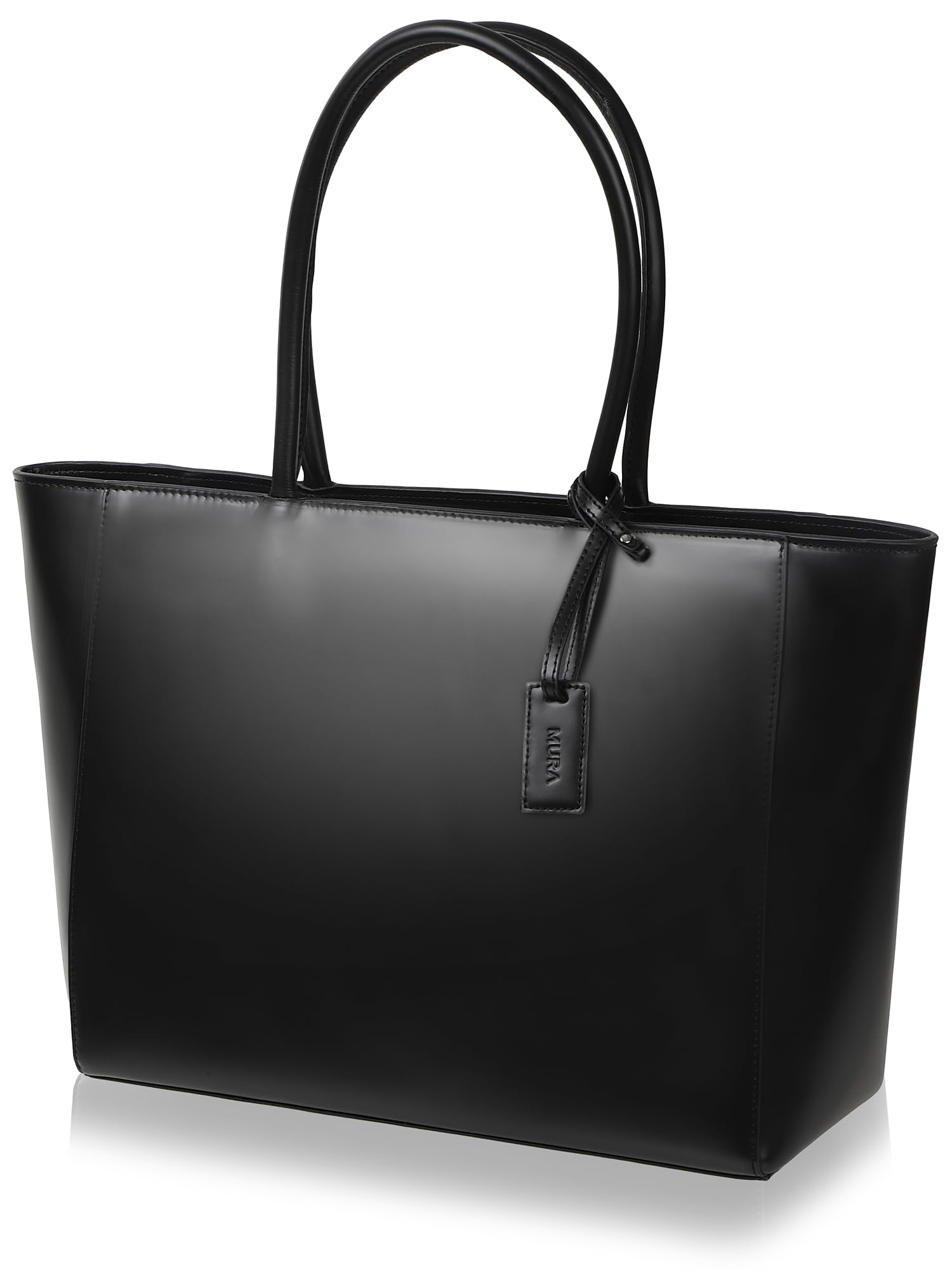 [ムラ] トートバッグ カウレザー 本革 メンズ 大容量 バッグ ビジネスバッグ