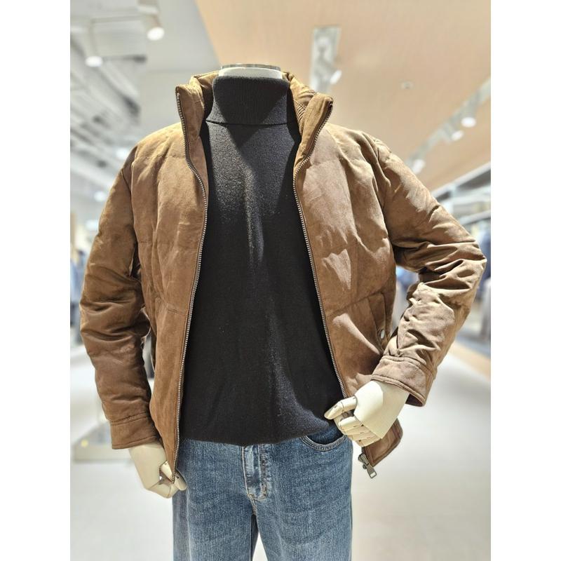 [坡州店] [AND Z()ブラウンカラーグースダウンショートジャンパー(BZE4JP1201BR)