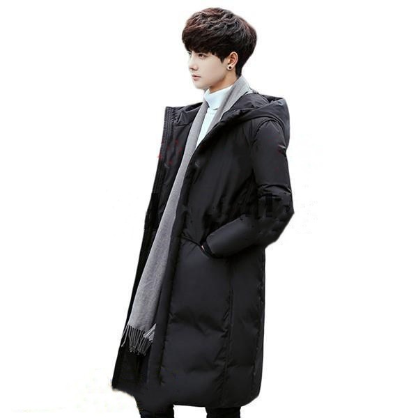 新品 大人気 ダウンコート メンズ ベンチコート ダウンブルゾン 分厚い ロングダウンアウター 防寒対策 ハイネック 韓国風 暖か 膝丈 6,210円
