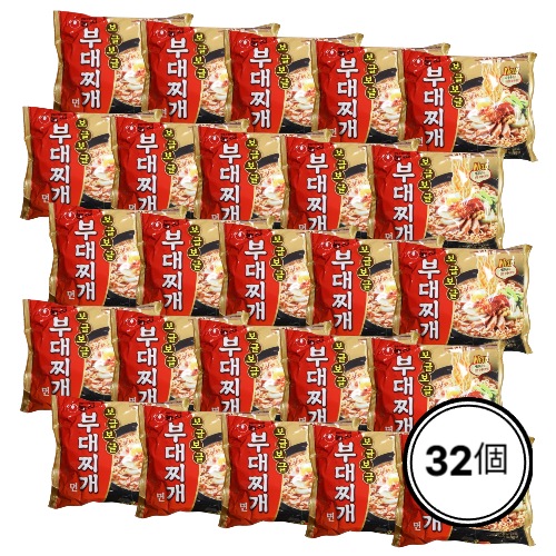 ぐつぐつプデチゲ麺 127g X 32袋