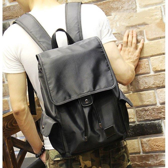 フラップリュック おしゃれ 大容量 撥水 ナイロン ナップサック リュックサック 通学 高校生 大学生 エコバッグ