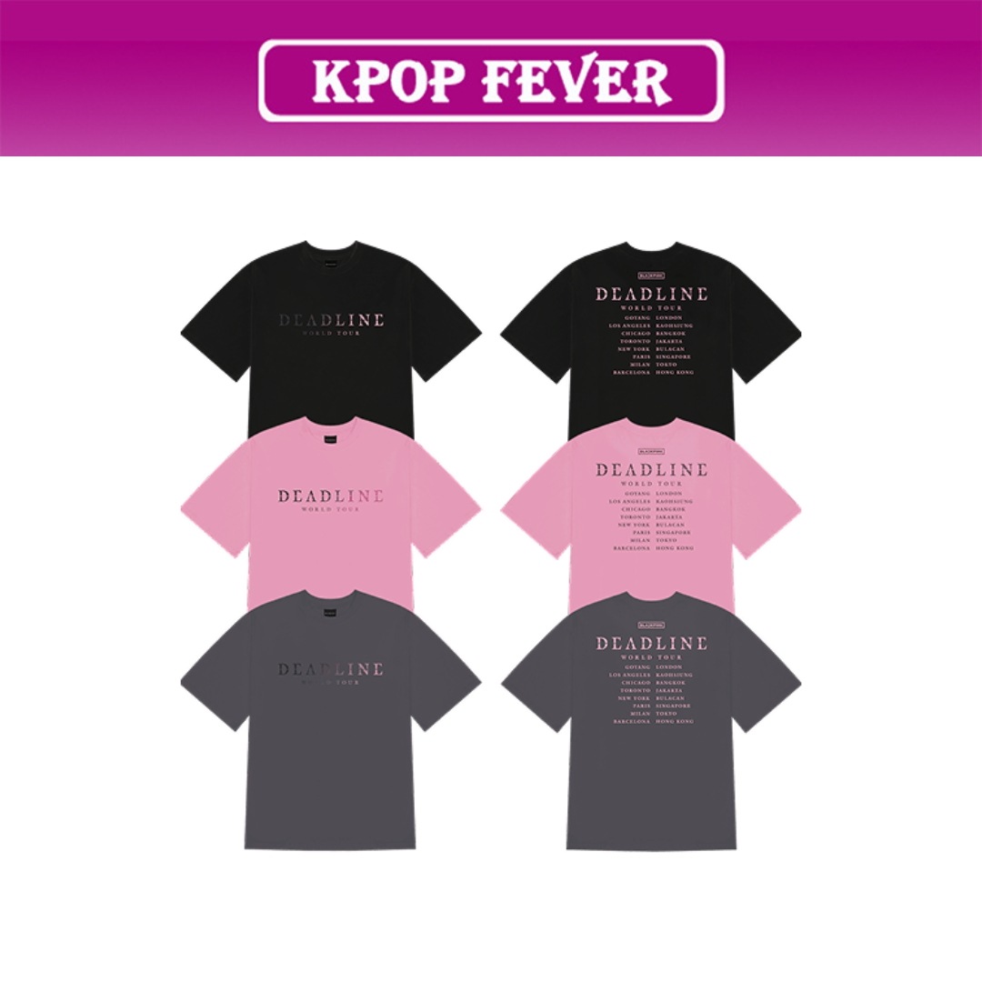 BLACKPINK DEADLINE OFFICIAL MD (COLLECTION PART.2) / HEAT REACTIVE T-SHIRT