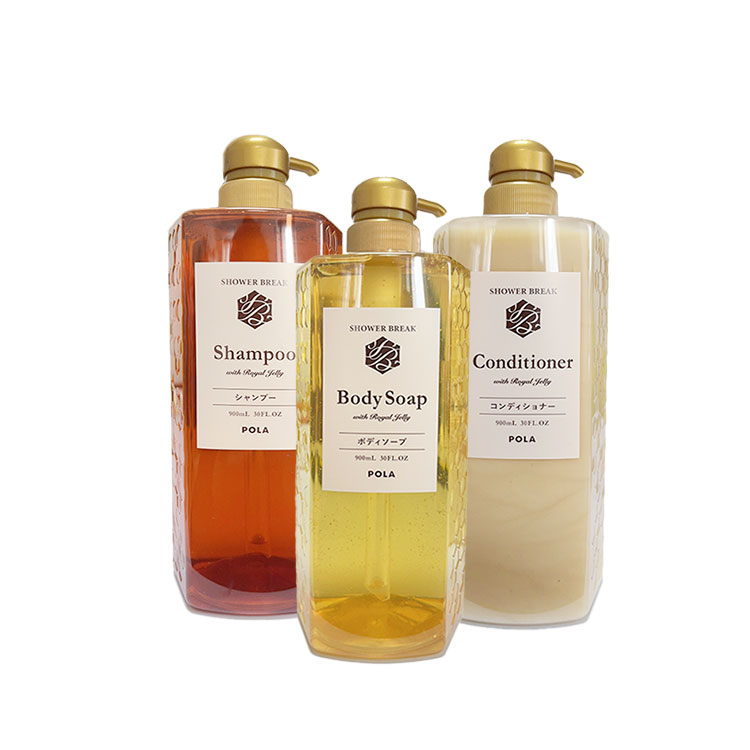 【3本セット】シャワーブレイク シャンプー コンディショナー ボディソープ 各900ｍｌ