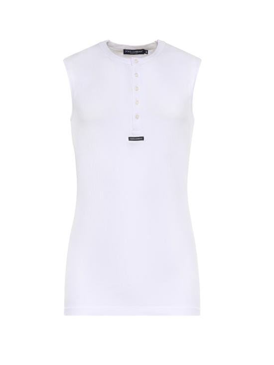 DOLCE & GABBANA Men T-Shirts G8TO9T FU7AVW0800 White