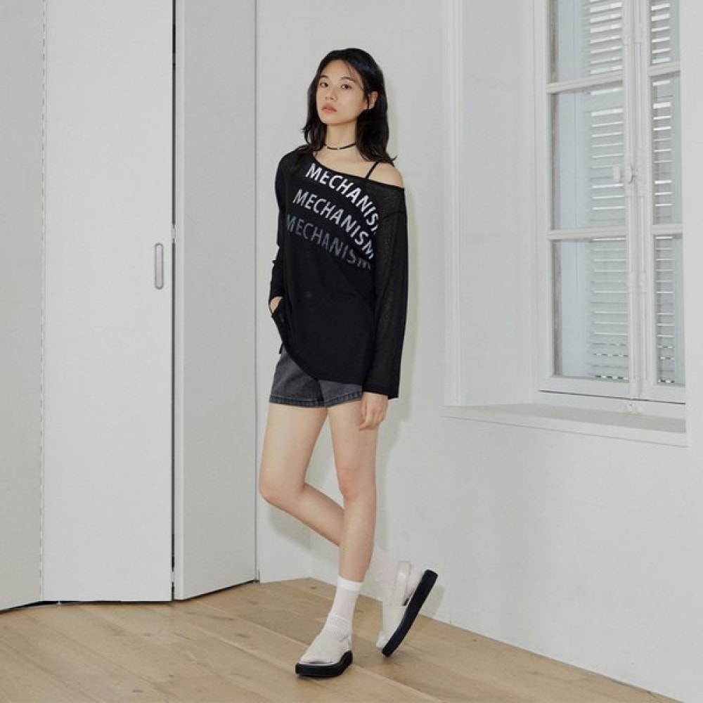 メカニズム ワンショルダーTシャツ AR2CT564