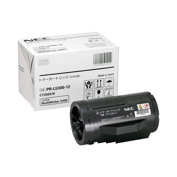 NEC 大容量トナーカートリッジ PR-L5300-12 1個 20,466円
