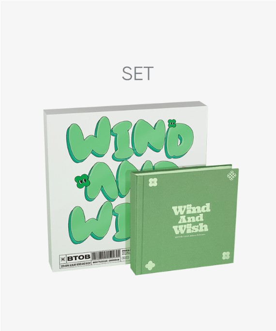 [正品] BTOB - 12th Mini Album [WIND AND WISH] Set