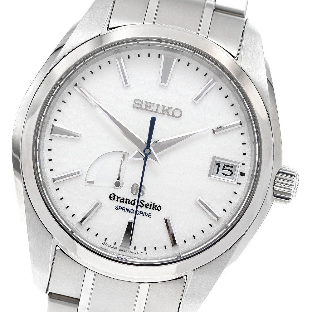 セイコー SEIKO SBGA011/9R65-0AE0 グランドセイコー デイト パワーリザーブ スプリングドライブ メンズ 箱・保証書付き_906924【中古】