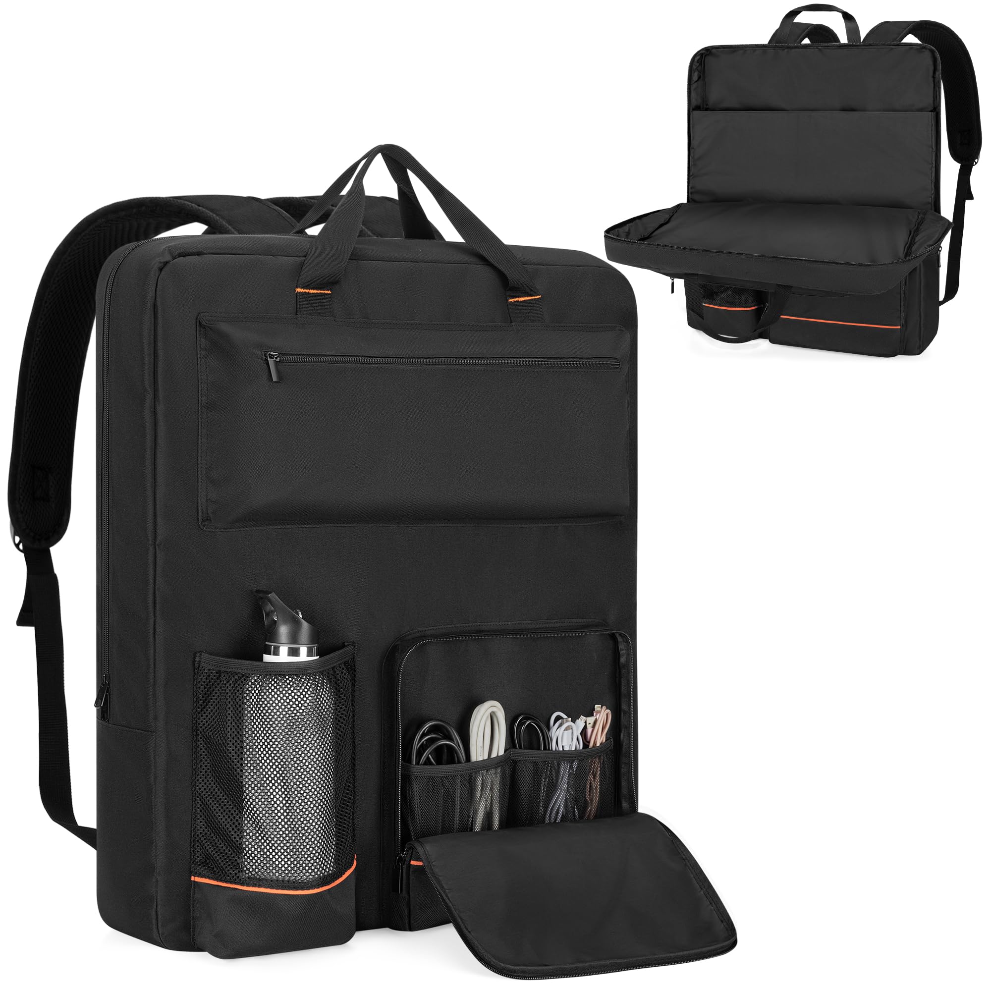 DSLEAF ソーラーパネル収納バッグ 2枚収納 ソーラーパネルバッグ Jackery SolarSaga 100/200に適合して Anker SOLIX PS100/PS200に適合して ソーラー