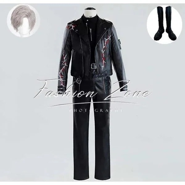 恋と深空 風 シン Sylus 異界の来客 カラスのお兄さん コスプレ衣装 ウィッグ 靴 cosplay ハロウィン 演出服 変装 13,951円