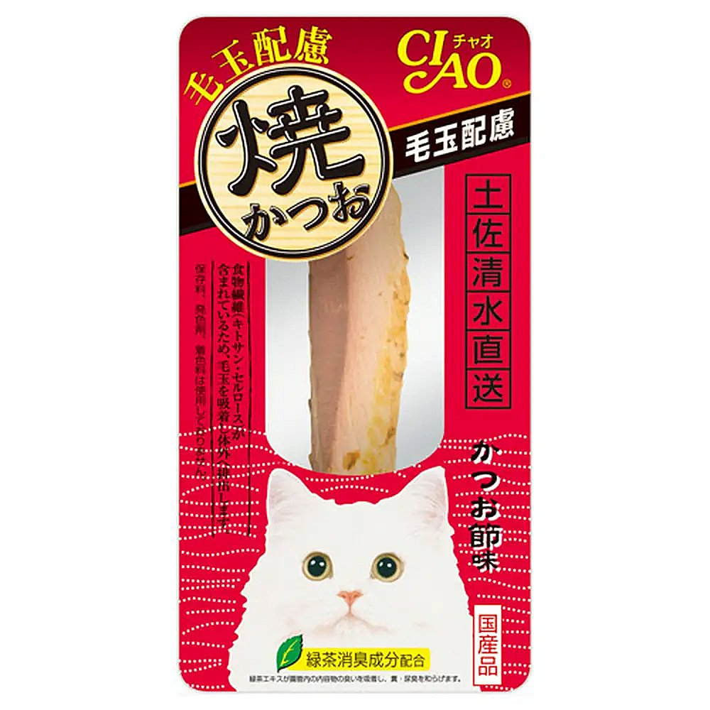 いなば　ＣＩＡＯ　チャオ　焼かつお　毛玉配慮　かつお節味　１本入りX４８袋　猫　おやつ　ＣＲＣ35―25―20―20―00