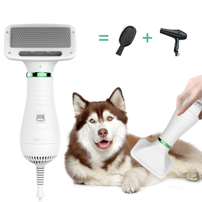 ペットドライヤー 犬ブラシ 一 ヘアドライヤー ペット用品 ペットヘア乾燥機 犬の毛送風機 ペット用品 犬 猫 ペット用 ペットグッズ 小動物ヘアブロワー ペット専用 風量温度調節可能 静音 安全